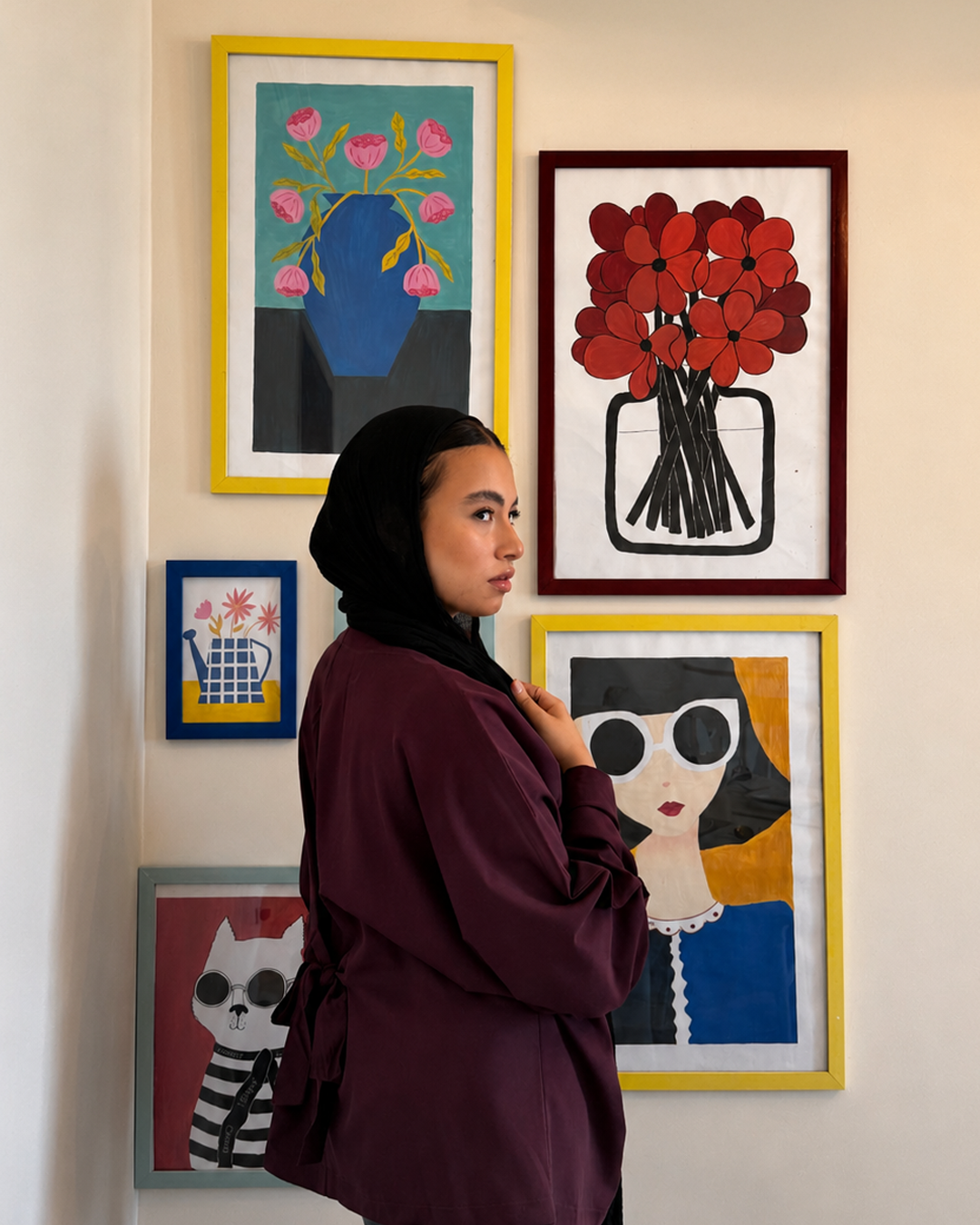 ضي in Burgundy