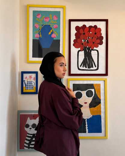 ضي in Burgundy