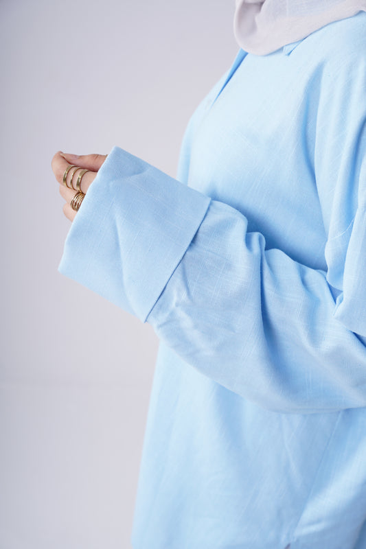 صَبا (baby blue Long sleeve shirt)