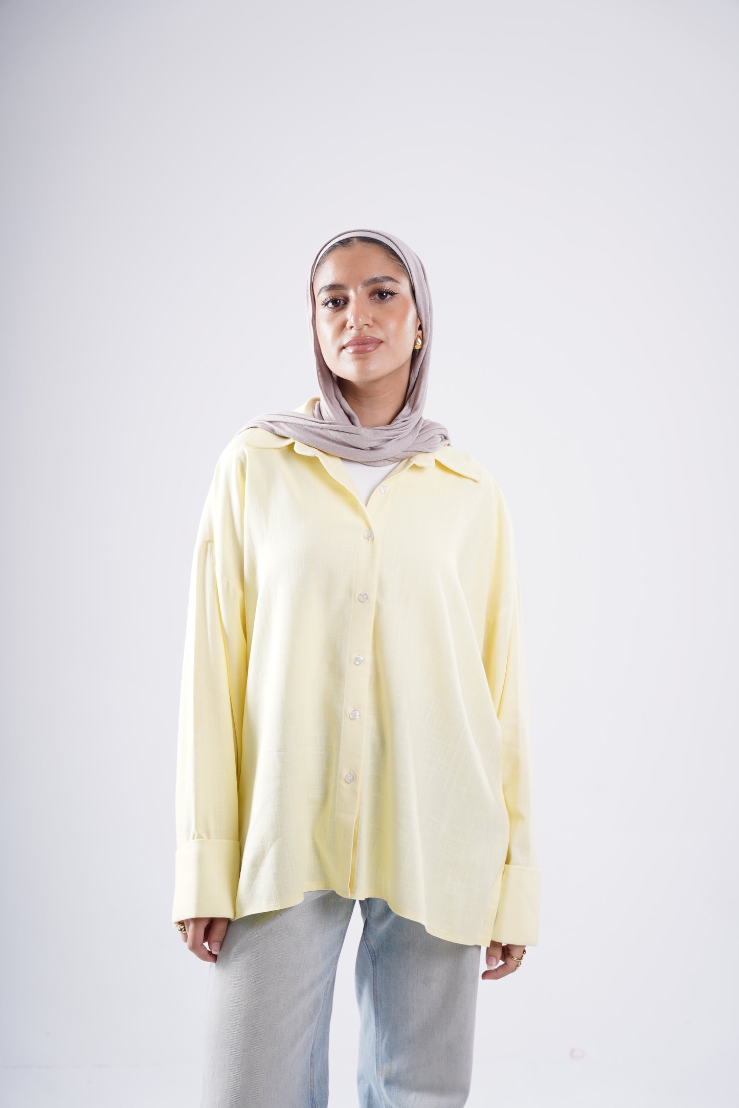 صَبا (yellow Long sleeve shirt)