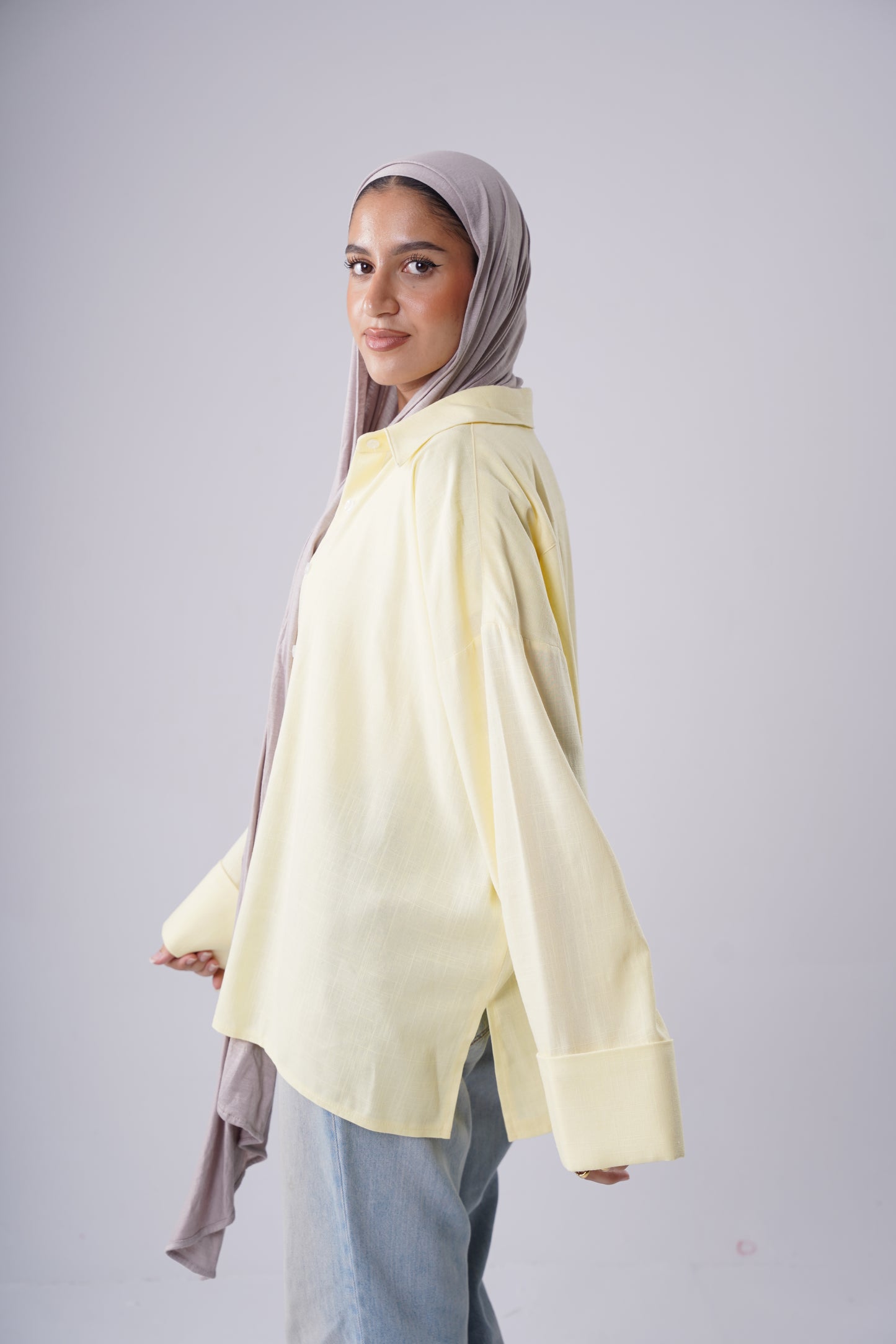 صَبا (yellow Long sleeve shirt)