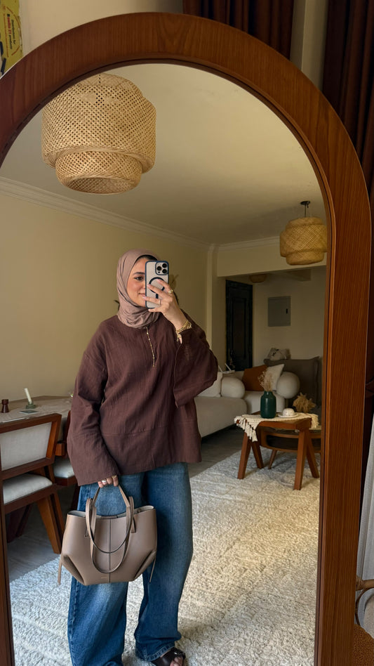 لين in Brown